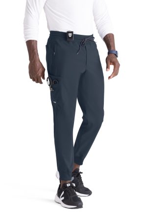 Grey's Anatomy Spandex-Stretch Murphy Jogger in Steel