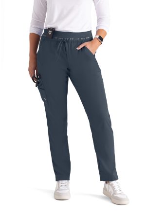 Grey's Anatomy Spandex-Stretch Serena Pant in Steel