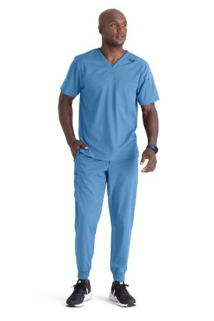 Grey's Anatomy Spandex-Stretch Murphy Top Ciel inBlue