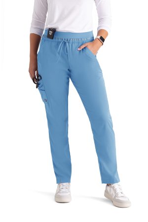 Grey's Anatomy Spandex-Stretch Serena Pant in Ciel Blue