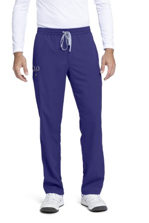 Grey's Anatomy Classic Evan Pant - 5 Pocket Men's Scrub Pant in Purple Rain