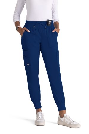Grey's Anatomy Spandex-Stretch Carly Jogger in Indigo