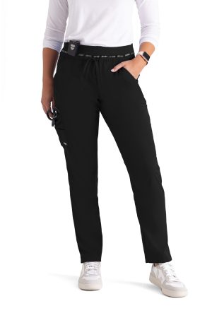 Grey's Anatomy Spandex-Stretch Serena Pant in Black