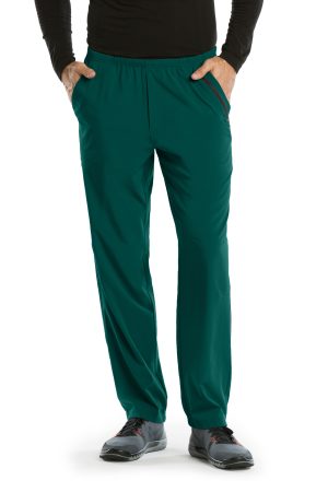 Barco One Amplify Pant - 7 Pocket Men's Scrub Pants in Hunter Green