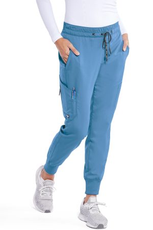 Grey's Anatomy Classic Kira Pant - 5 Pocket Scrub Pants in Ciel Blue