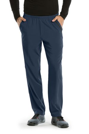 Barco One Amplify Pant - 7 Pocket Men's Scrub Pants in Steel