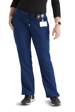 Grey's Anatomy Classic Mia Scrub Pant - 6 Pocket Scrub Pants in Indigo