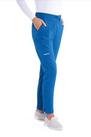 Skechers Vitality Charge Pant - 4 Pocket Drawcord Scrub Pants in New Royal