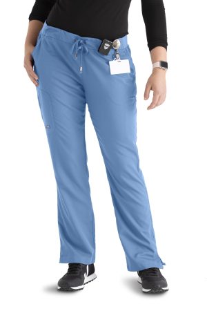 Grey's Anatomy Classic Mia Scrub Pant - 6 Pocket Scrub Pants in Ciel Blue