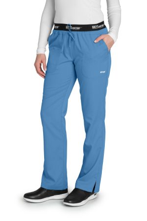 Grey's Anatomy Classic Aubrey Pant - 3 Pocket Scrub Pants in Ciel Blue