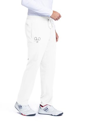 Grey's Anatomy Classic Evan Pant - 5 Pocket Men's Scrub Pant in White
