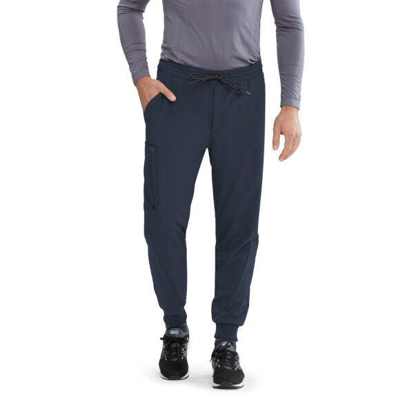 Barco One Vortex Jogger - 6 Pocket Men's Jogger Scrubs in Steel