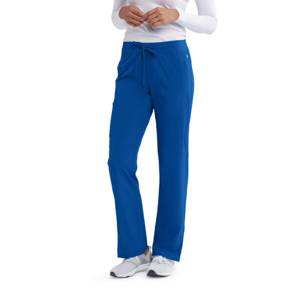 Barco One Stride Pant - 5 Pocket Mid-Rise Women's Scrub Pants in Cobalt