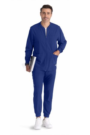 Men's Warm-Up Zip Jacket in Galaxy