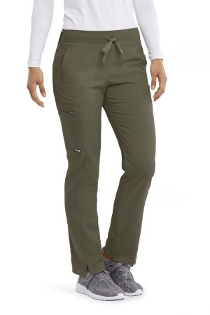 Grey's Anatomy Spandex-Stretch Kim Pants | Women's Scrubs in Olive