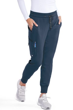 Grey's Anatomy Classic Kira Pant - 5 Pocket Scrub Pants in Steel
