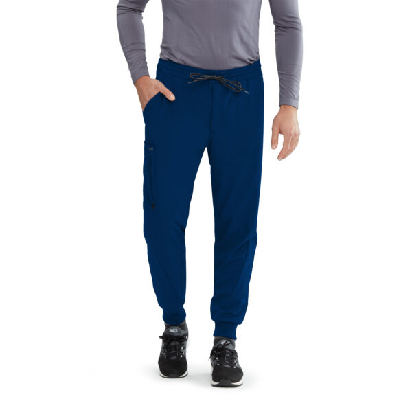 Barco One Vortex Jogger - 6 Pocket Men's Jogger Scrubs in Indigo