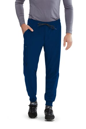Barco One Vortex Jogger - 6 Pocket Men's Jogger Scrubs in Indigo