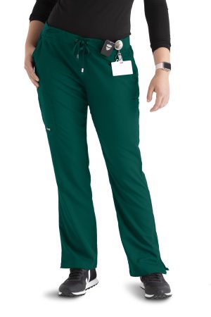 Grey's Anatomy Classic Mia Scrub Pant - 6 Pocket Scrub Pants in Hunter Green