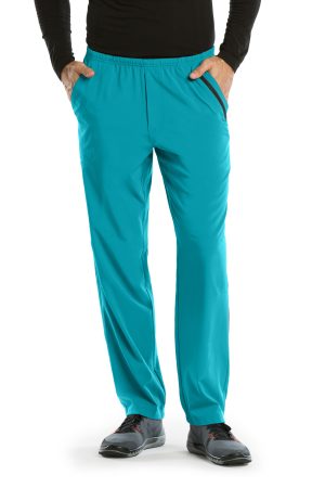 Barco One Amplify Pant - 7 Pocket Men's Scrub Pants in Teal