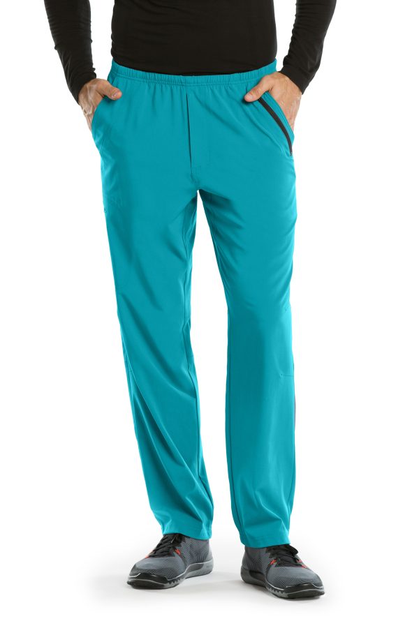 Barco One Amplify Pant - 7 Pocket Men's Scrub Pants in Teal