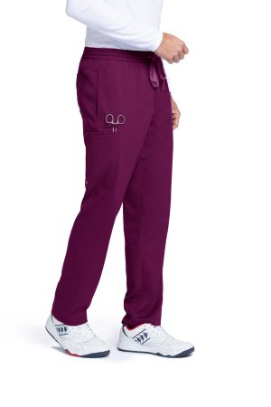 Grey's Anatomy Classic Evan Pant - 5 Pocket Men's Scrub Pant in Wine