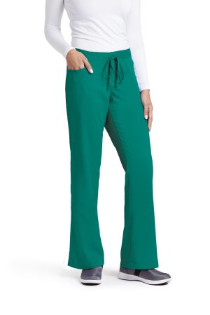Grey's Anatomy Classic Riley Pant - 5 Pocket Scrub Pants in Hunter Green