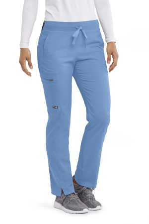 Grey's Anatomy Spandex-Stretch Kim Pants | Women's Scrubs in Ciel Blue
