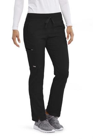 Grey's Anatomy Spandex-Stretch Kim Pants | Women's Scrubs in Black