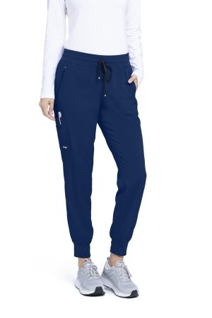 Grey's Anatomy Spandex Stretch Eden Jogger - 5 Pocket Scrubs in Indigo