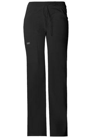 Drawstring Cargo Pant in Black