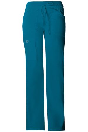 Drawstring Cargo Pant in Caribbean Blue