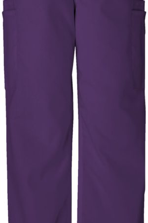 Men's Fly Front Cargo Pant in Eggplant