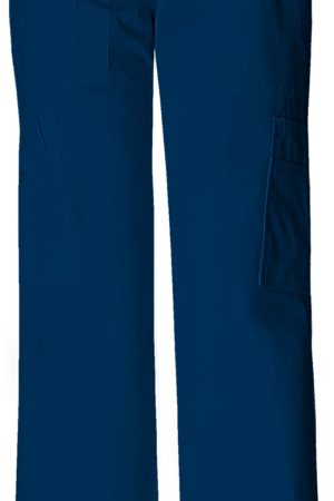 Mid Rise Pull-On Cargo Pant in Navy