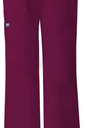 Drawstring Cargo Pant in Wine