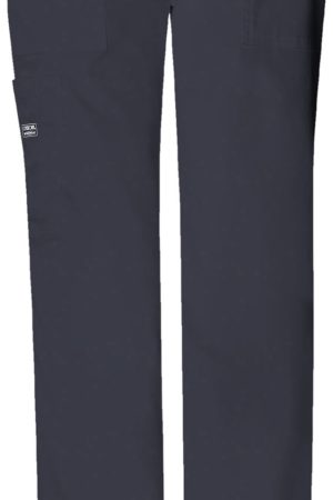 Mid Rise Drawstring Cargo Pant in Pewter