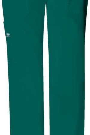 Mid Rise Drawstring Cargo Pant in Hunter Green