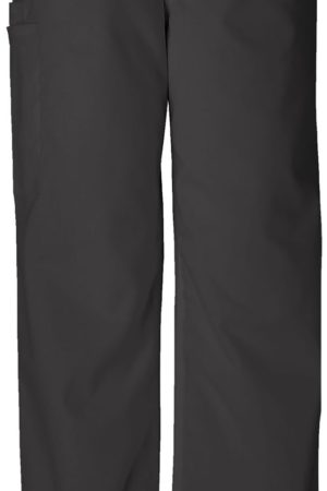 Unisex Drawstring Cargo Pant in Black