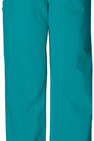 Unisex Drawstring Cargo Pant in Teal Blue