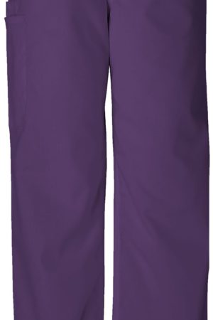 Unisex Drawstring Cargo Pant in Eggplant