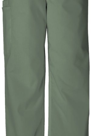 Unisex Drawstring Cargo Pant in Olive