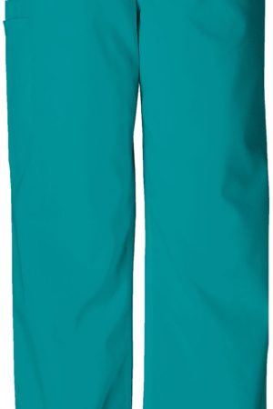 Unisex Drawstring Cargo Pant in Teal Blue