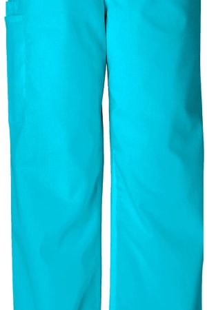 Unisex Drawstring Cargo Pant in Turquoise
