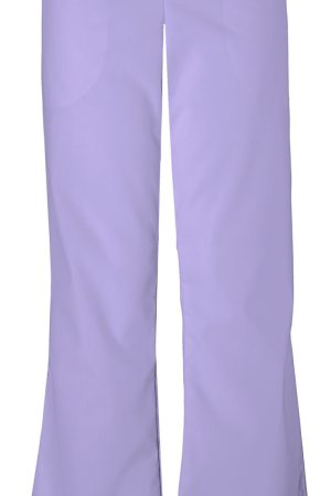 Natural Rise Flare Leg Drawstring Pant in Orchid