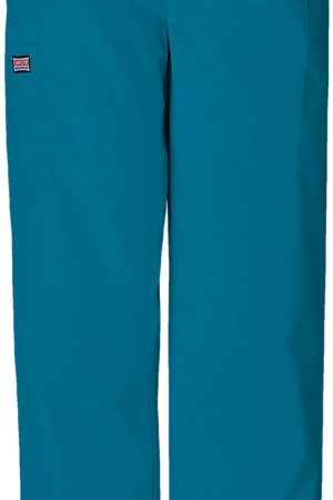 Natural Rise Tapered Pull-On Cargo Pant in Caribbean Blue