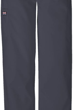 Natural Rise Tapered Pull-On Cargo Pant in Pewter