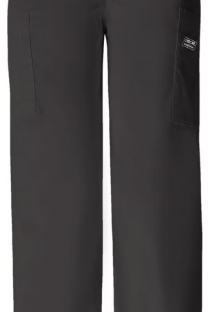 Men's Fly Front Cargo Pant in Black