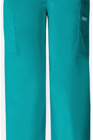 Men's Fly Front Cargo Pant in Teal Blue