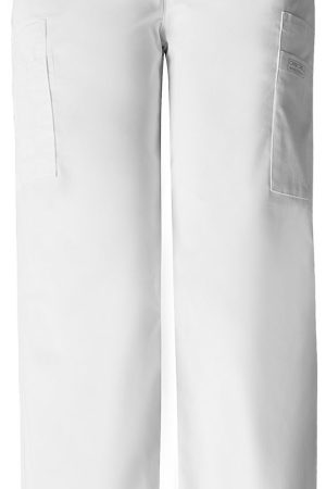 Men's Fly Front Cargo Pant in White