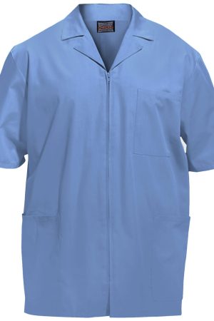 Men's Zip Front Jacket in Ciel